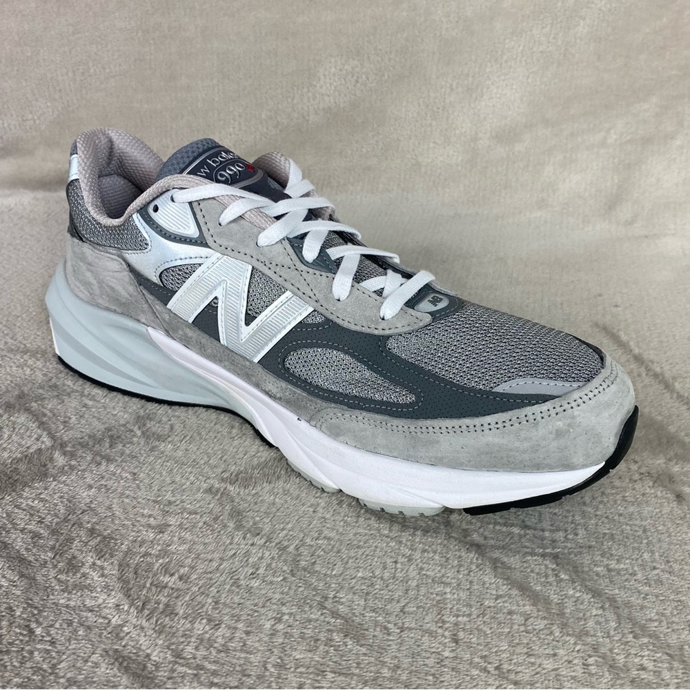 New Balance 990v6 Shoes Mens Size 13 Gray Suede Made In USA M990GL6 Sneakers NEW - Picture 7 of 11